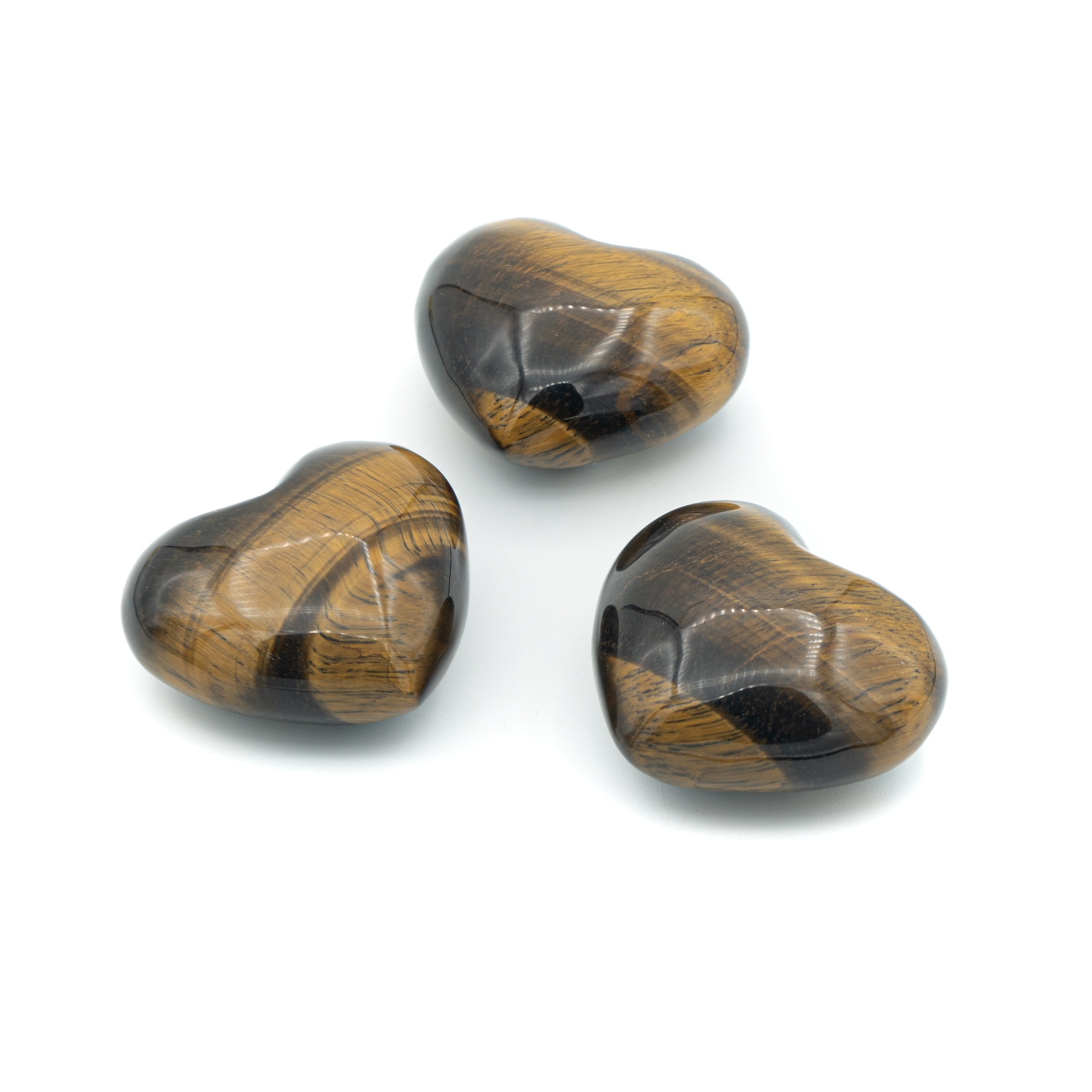 Tiger's Eye Heart $45